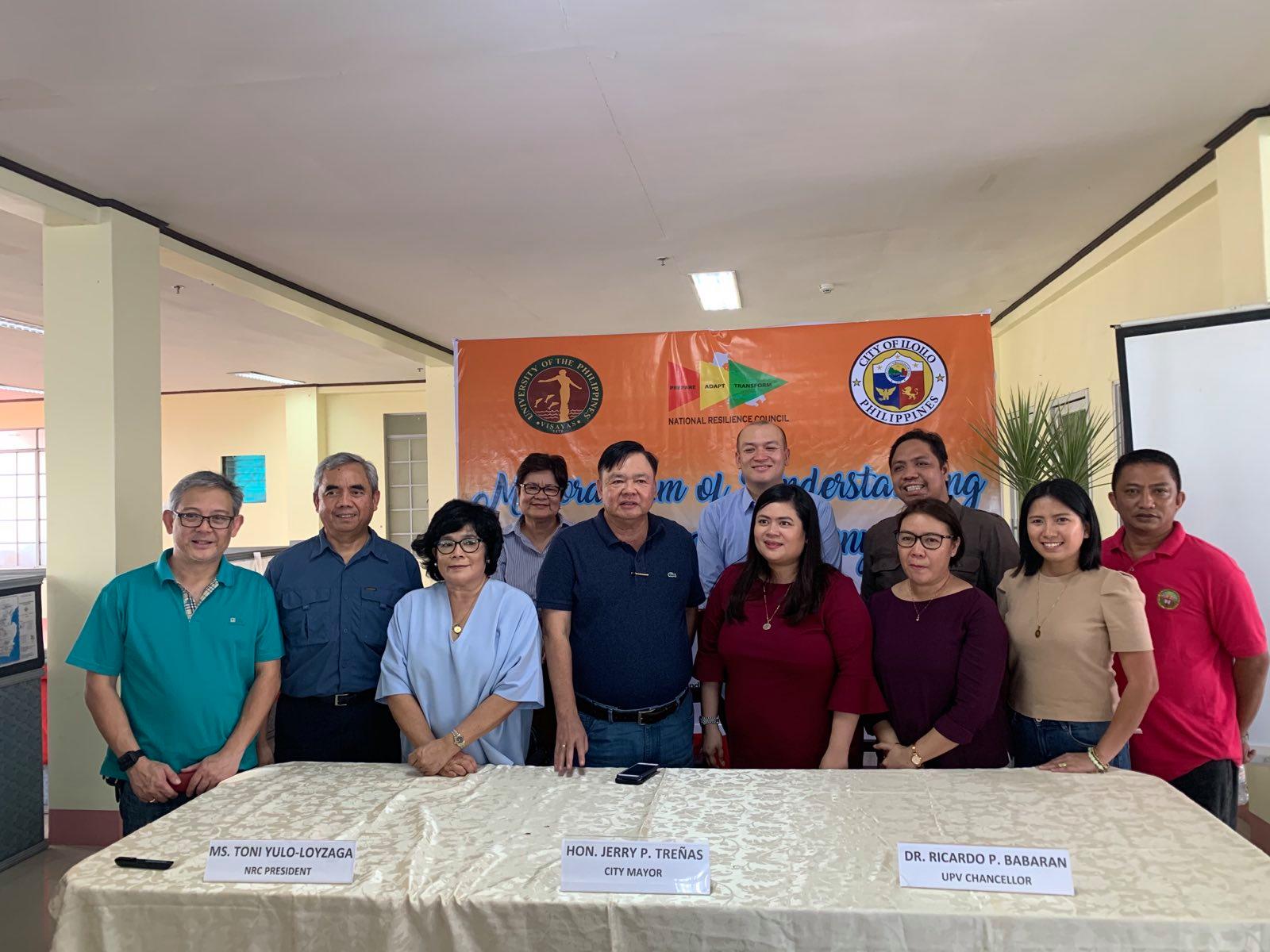 Memorandum of Understanding – Iloilo City-UP Visayas