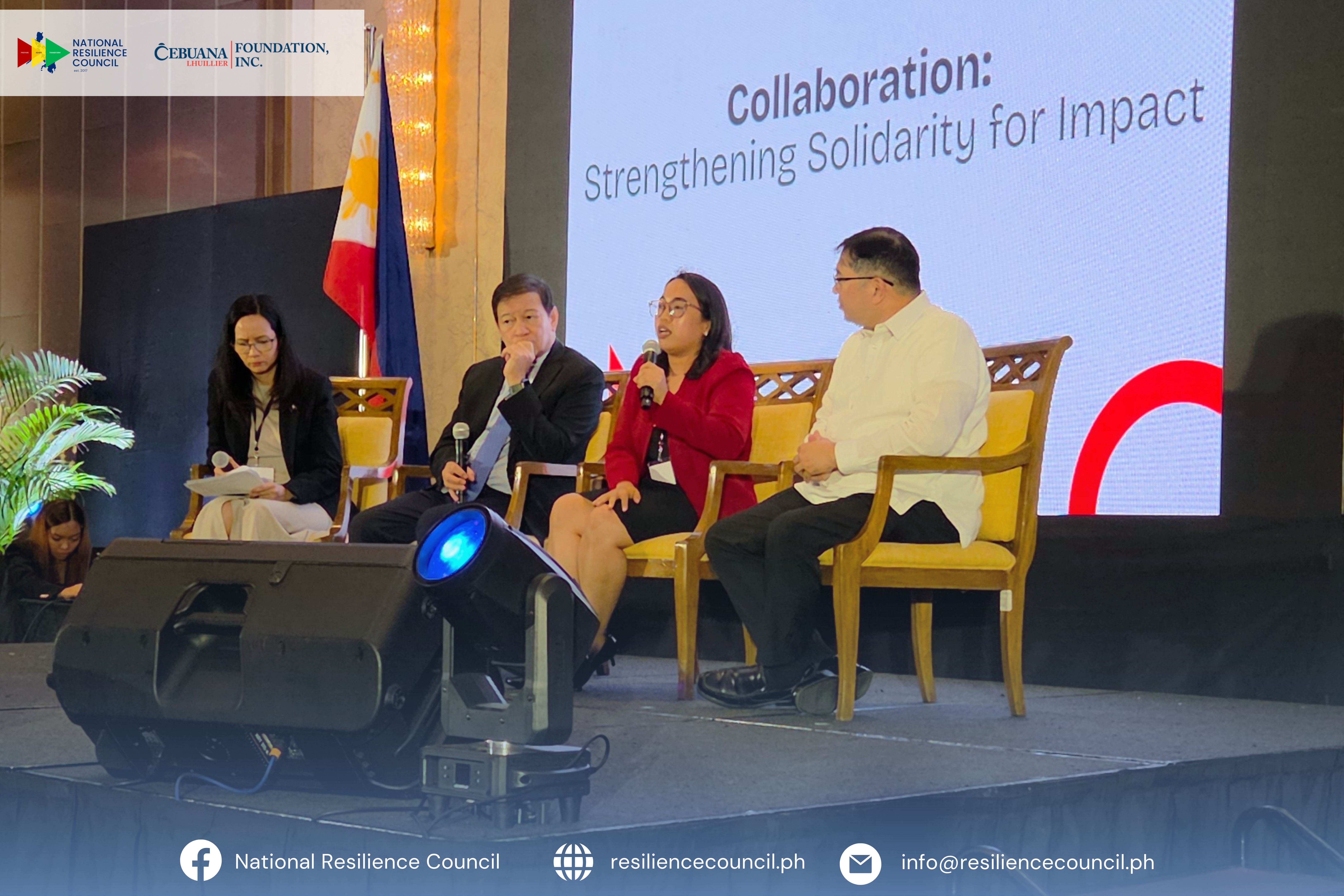 NRC Joins the 2025 Disaster Resilience Forum with the theme “#ResilientPilipinas #LahatHandaAtLigtas: A Vision Forged by Action, Fueled by Collaboration.”
