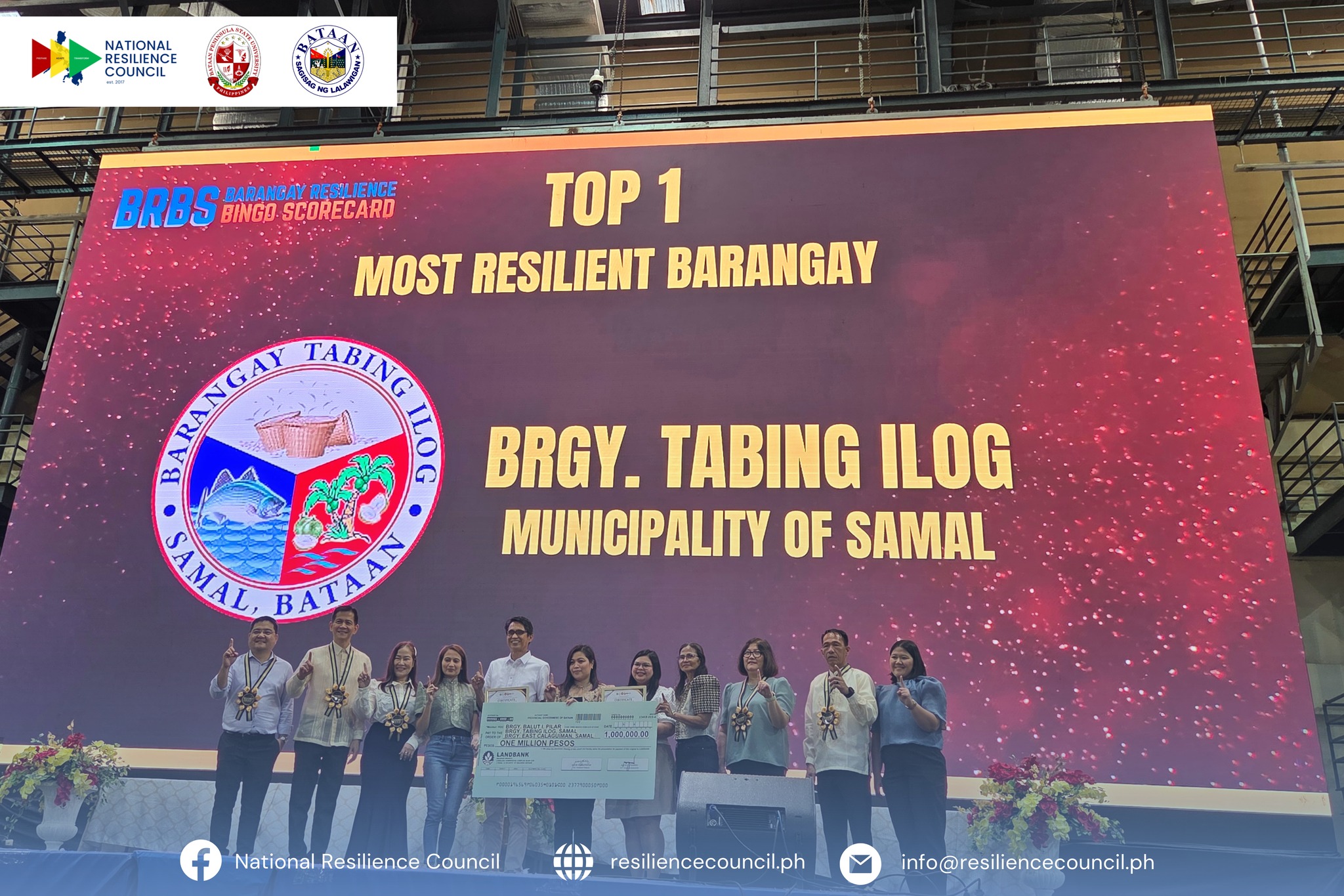 Celebrating Resilient Barangays in Bataan!