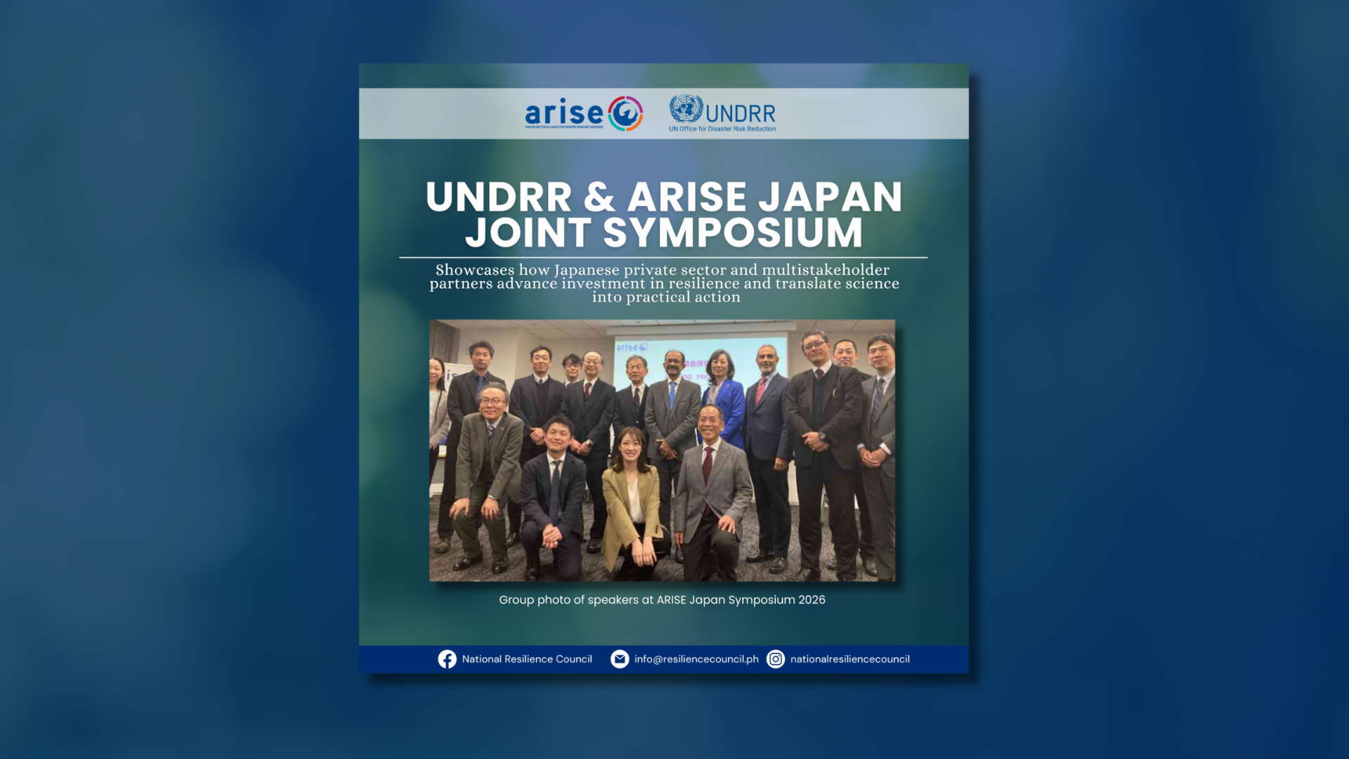 UNDRR & ARISE: Great East Japan Earthquake